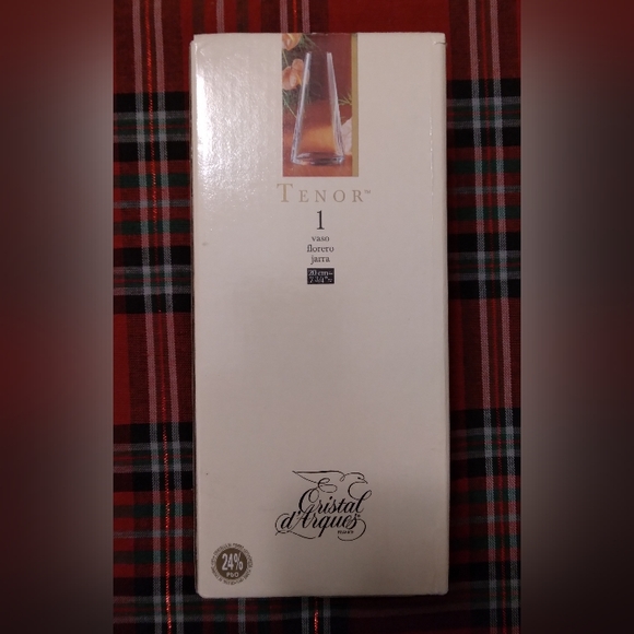 Vase Cristal d'Arques France Tenor "Mirasol" - Picture 6 of 6